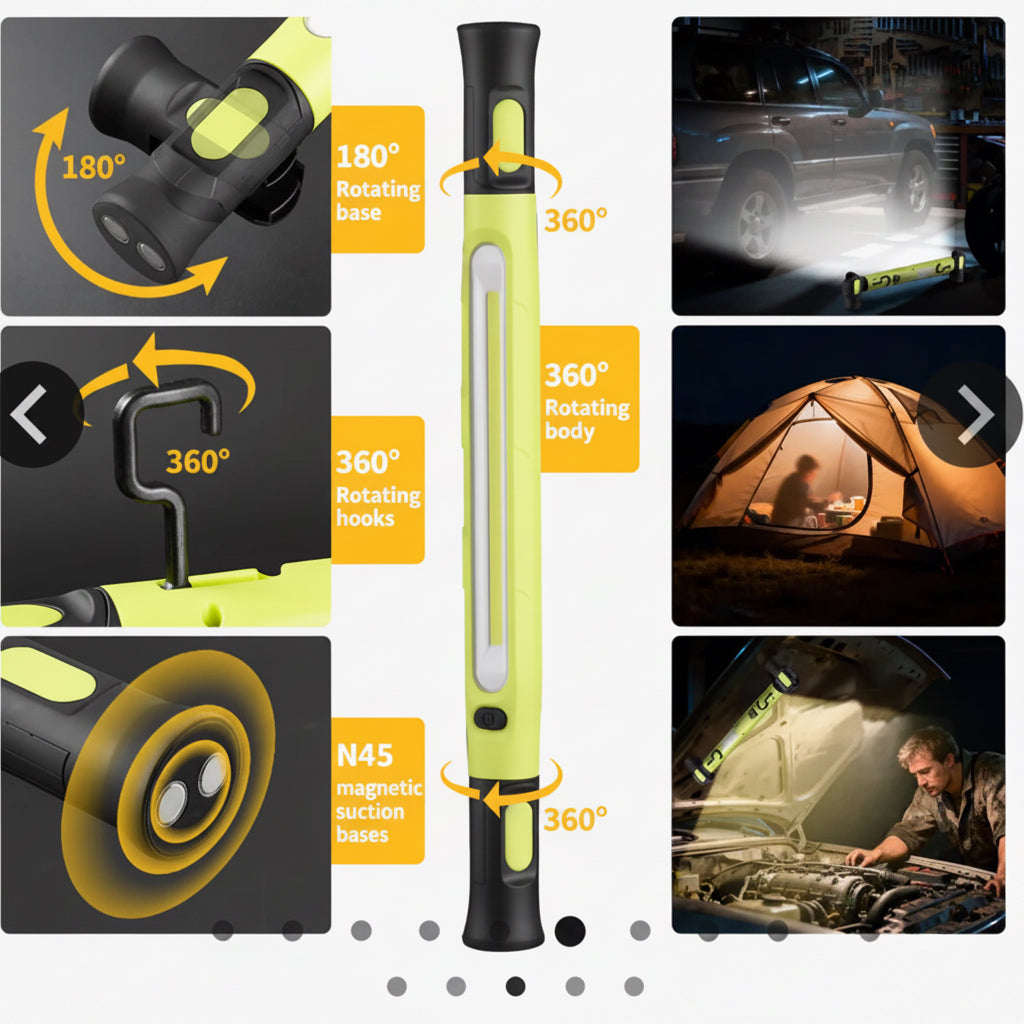 CASA BY ENZO LED lrechargeable portable light.